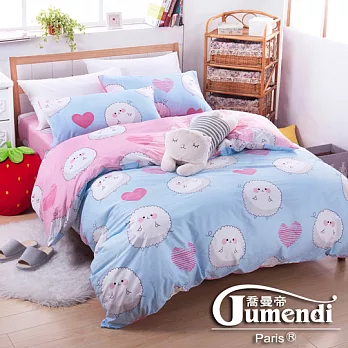【法國Jumendi-童話年代】台灣製單人三件式特級純棉床包被套組