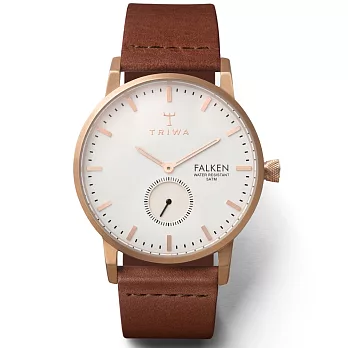 TRIWA 北歐設計瑞典品牌FALKEN系列ROSE (玫瑰金/咖啡TWFAST101-CL010214)