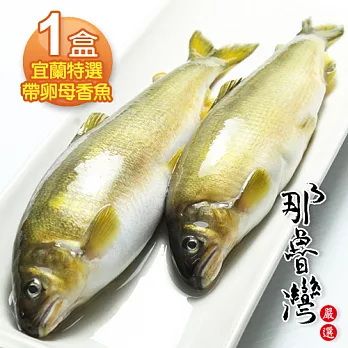 【那魯灣】 宜蘭純淨帶卵母香魚1盒(6尾/1kg/盒)