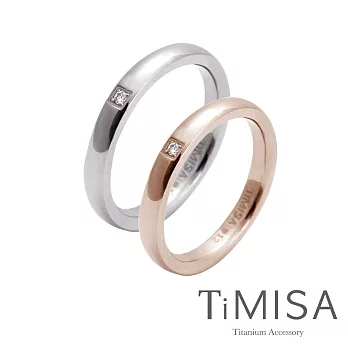 【TiMISA】愛戀(雙色)純鈦對戒