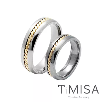 【TiMISA】 鎖住愛情 純鈦對戒
