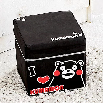 Kumamon熊本熊 兒童玩具衣物收納椅/收納箱