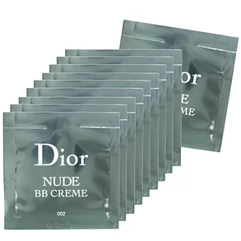 【即期品】Dior迪奧 輕透光裸膚BB霜SPF15PA++(1.5ml)*10#002-2016.9