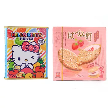 【UH】 HELLO KITTY 果汁糖 + 綜合莓果夾心餅乾