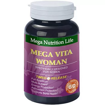 美國Mega Nutrition Life 女士多維綜合維他命錠60顆