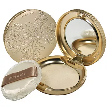 PAUL & JOE 糖瓷輕盈柔霧蜜粉餅(6g)+盒#01透明色