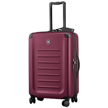 Victorinox 瑞士維氏Spectra 2.0輕量級霧面硬殼26吋行李箱-葡萄紫紅
