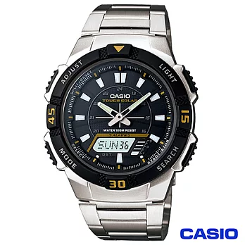 CASIO卡西歐 多功能太陽能電力雙顯腕錶 AQ-S800WD-1E