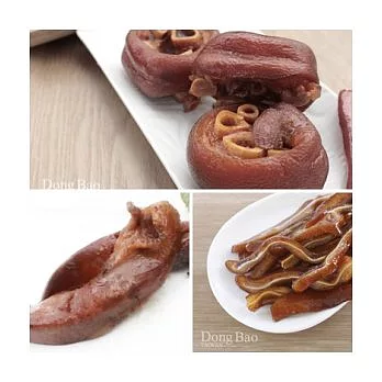 【食在安市集】黑豬極彘滷味組（滷黑豬耳朵、滷黑豬舌、滷後蹄）