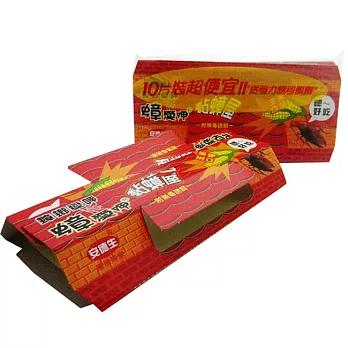 蟑愛呷 黏蟑屋10片裝X3組(玉米)