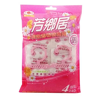 花神 芳鄉居長效芳香除蟲劑 4掛裝X3包