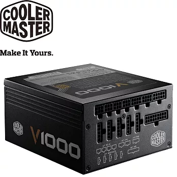 CoolerMaster V1000W 80Plus 金牌電源供應器