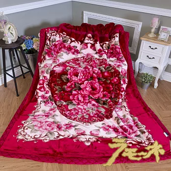 【ラモーネ-花藝】精選Aa級超綿密雙層舒柔毯-加大(3.1kg)