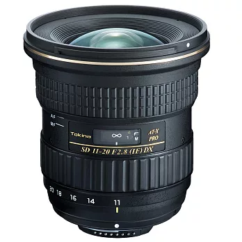 Tokina AT-X 11-20 PRO DX AF 11-20 mm F2.8 超廣角變焦鏡頭 For Canon (公司貨)