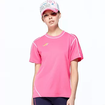 【SAIN SOU】台灣製吸濕排汗T恤(女版)T16513-07M粉紅