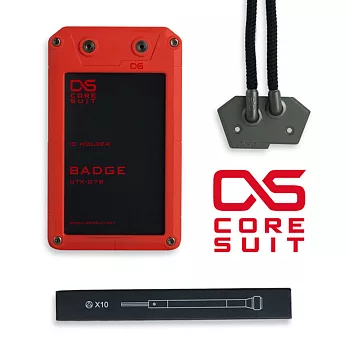 CORESUIT i6/6 plus,i6s/i6s plus《擴充配件》風格證件盒-Badge橘紅