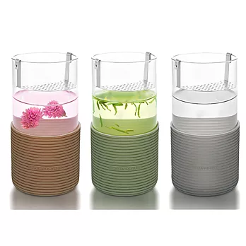 【LINOX】清茶隔熱杯-450ml-2入組