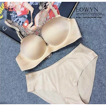 EOWYN．NB新款拉絲水溶花美背內衣性感聚攏內衣NYA023-138T-45/3色/現貨+預購膚色32/70A