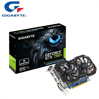 GIGABYTE 技嘉 GV-N75TWF2OC-4GI 顯示卡