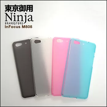 【東京御用Ninja】InFocus M808磨砂TPU清水保護套（透灰色）