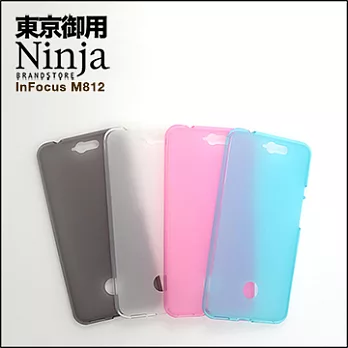 【東京御用Ninja】InFocus M812磨砂TPU清水保護套（透白色）
