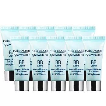 ESTEE LAUDER 雅詩蘭黛 HD超畫質晶燦透白光感BB霜SPF50/PA++++(5ml)*10