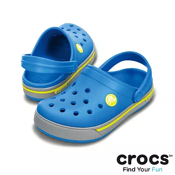 Crocs - 童- 小卡駱班2.5代-海藍/柑橘色23海藍/柑橘色