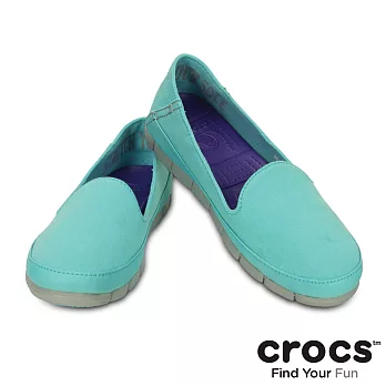 Crocs - 女-女士舒躍奇絲琦-淺湖藍/淺灰色35淺湖藍/淺灰色
