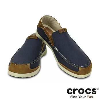 Crocs - 男 - 追風沃爾盧-39深藍/水泥灰色