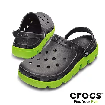 Crocs - 中性-動力迪特克駱格-石墨/翠綠色38石墨/翠綠色
