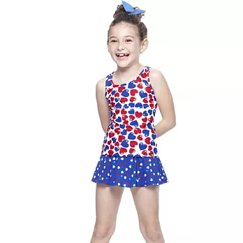 【SARBIS】MIT女童兩截式泳裝附泳帽B82431105印花