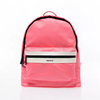 Admiral-彩繽輕尼龍系列 - 防潑水繽紛亮采後背包玫紅