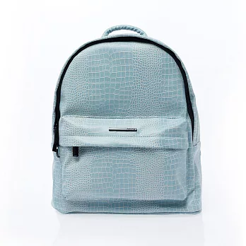 Admiral-鱷魚紋系列- 千面女郎性魅後背包淺藍