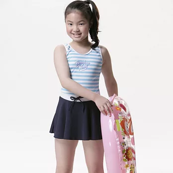 【SARBIS】MIT泡湯SPA女童連身裙泳裝附泳帽B8820695印花