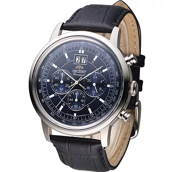 東方錶 ORIENT 當代經典尊爵計時腕錶 FTV02003D 藍