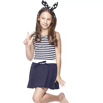 【SARBIS】MIT泡湯SPA中童連身裙泳裝附泳帽B88417S印花