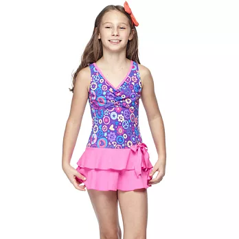 【SARBIS】MIT中童連身裙泳裝附泳帽B88420S印花