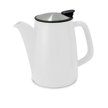 【FORLIFE】復古咖啡兩用壺 888ml簡約白