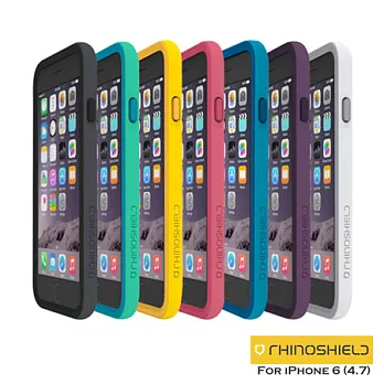 RHINO SHIELD犀牛盾 iPhone6s (4.7)吋專用 科技緩衝材質耐衝擊邊框殼(七色)綠色