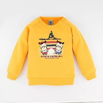 【SBPRC】小馬星星美國國旗圖案長袖上衣90黃