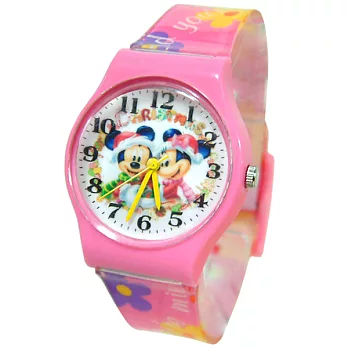 【迪士尼】甜蜜聖誕兒童休閒童錶(DK41373)