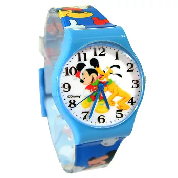【迪士尼】快樂聖誕米奇兒童休閒錶(DK41436)
