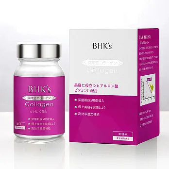 BHK’s裸耀膠原蛋白錠第二代瓶裝(60顆/瓶)