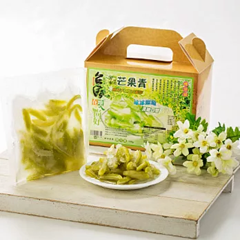 【台灣在地】屏東三地門芒果青禮盒(1750g/5包/盒固形物650g)