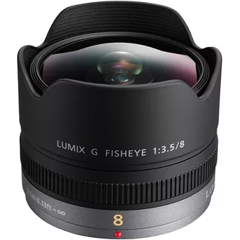 (公司貨)Panasonic LUMIX G FISHEYE 8mm F3.5 魚眼鏡頭