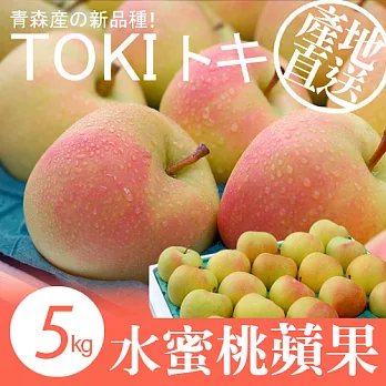 【優鮮配】日本青森代表作TOKI水蜜桃蘋果(公主)20顆/5kg