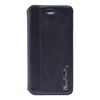 皮爾卡登 iPhone6歐風高級牛皮翻蓋保護套 (卡袋款)黑色