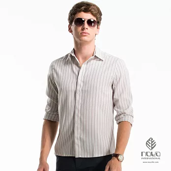 【NOYA】 吸濕快乾經典高質感條紋襯衫(9N8C02M-3)M粉紅