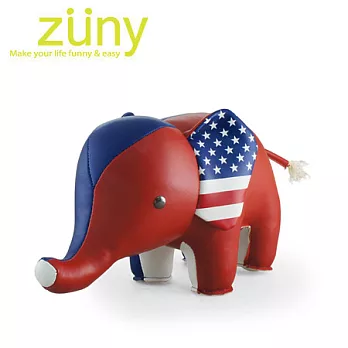 Zuny Classic-大象造型擺飾書檔(國旗版-美國)