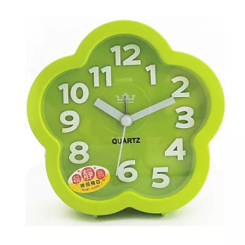 無敵王 馬卡龍系列立體數字梅花造型鬧鐘SV-1340綠